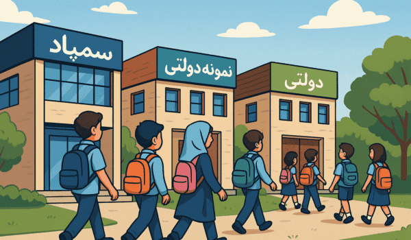 مدارس سمپاد، نمونه‌دولتی و دولتی عادی